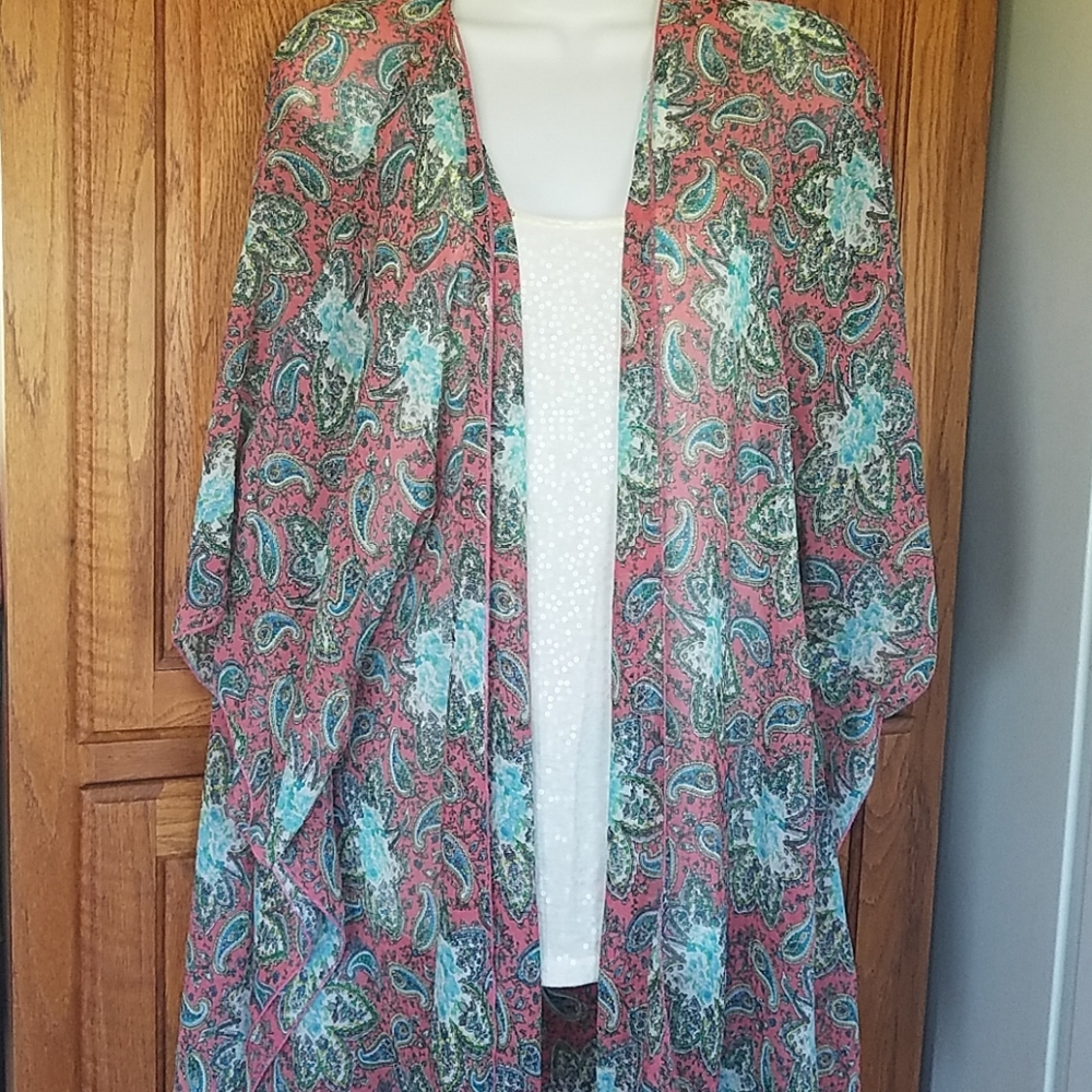 Glam Dollz semi sheer cover up 1X